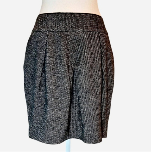 NWT Banana Republic Preppy Tailored Wool Petite Skirt Holiday Christmas Gift New - Picture 4 of 10